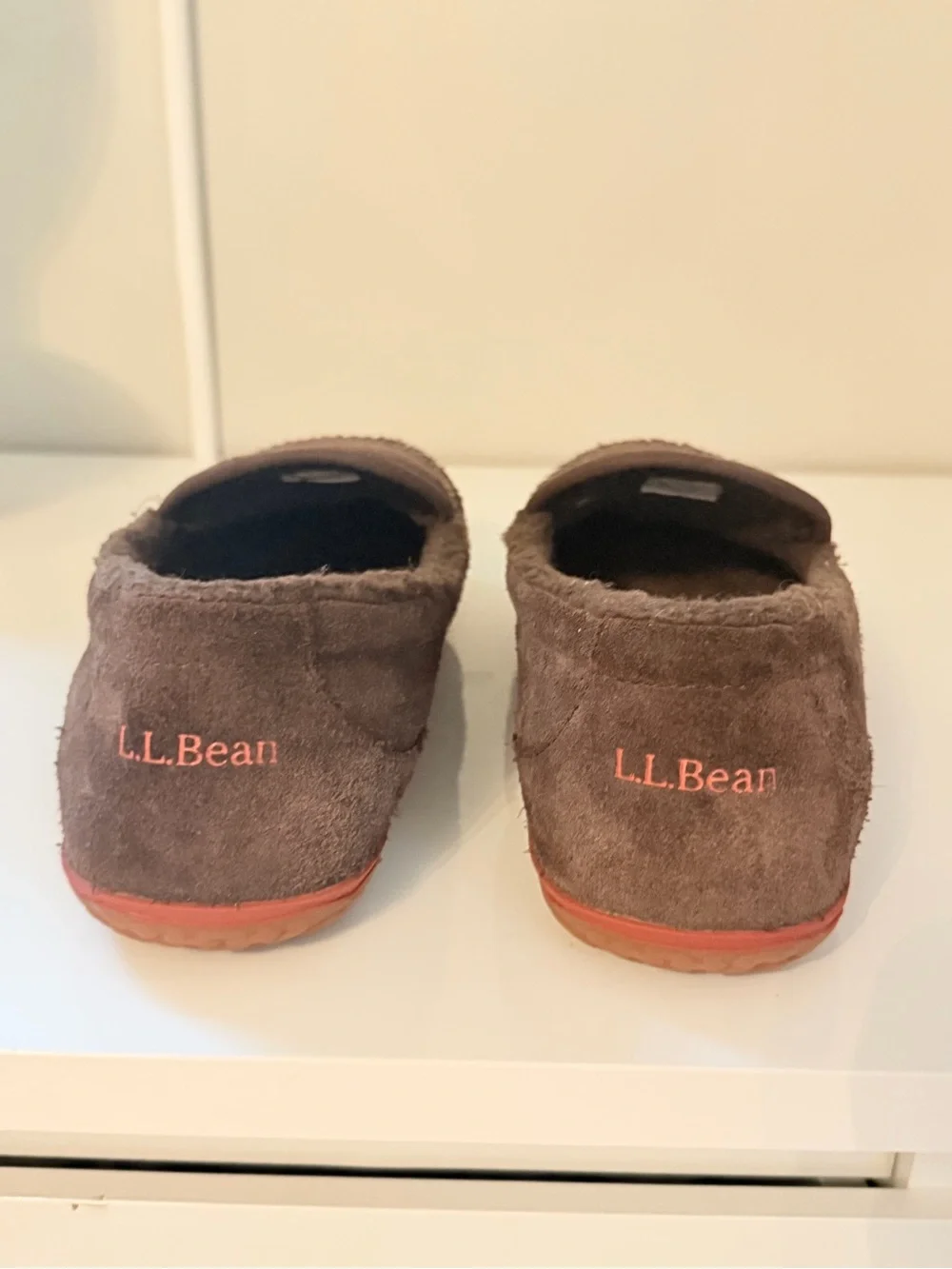 L.L.Bean Men’s Mountain Slippers – Size 10 Medium – Brown